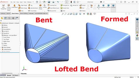 solidworks sheet metal bending simulation|solidworks sheet metal sketched bend.